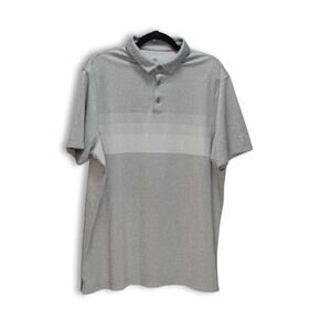 Men's Dark Gray/Gray Polo Shirt - XL - Lightweight Fabric